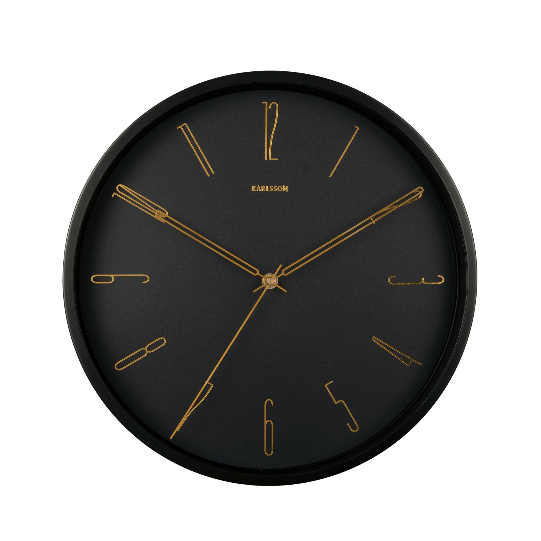 Belle Numbers vægur sort